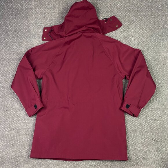 Vintage Eddie Bauer Mountain Parka Utility Jacket Men's Medium Burgundy Red - Picture 4 of 10